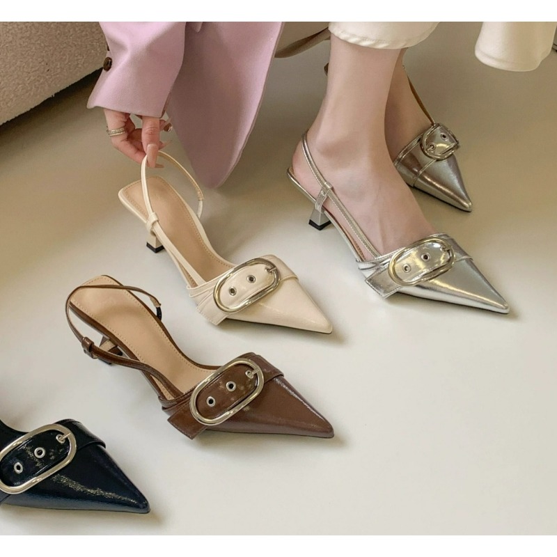 Women Shoes Formal - Neue Retro-Mode Sexy Designer Lackleder Spitze