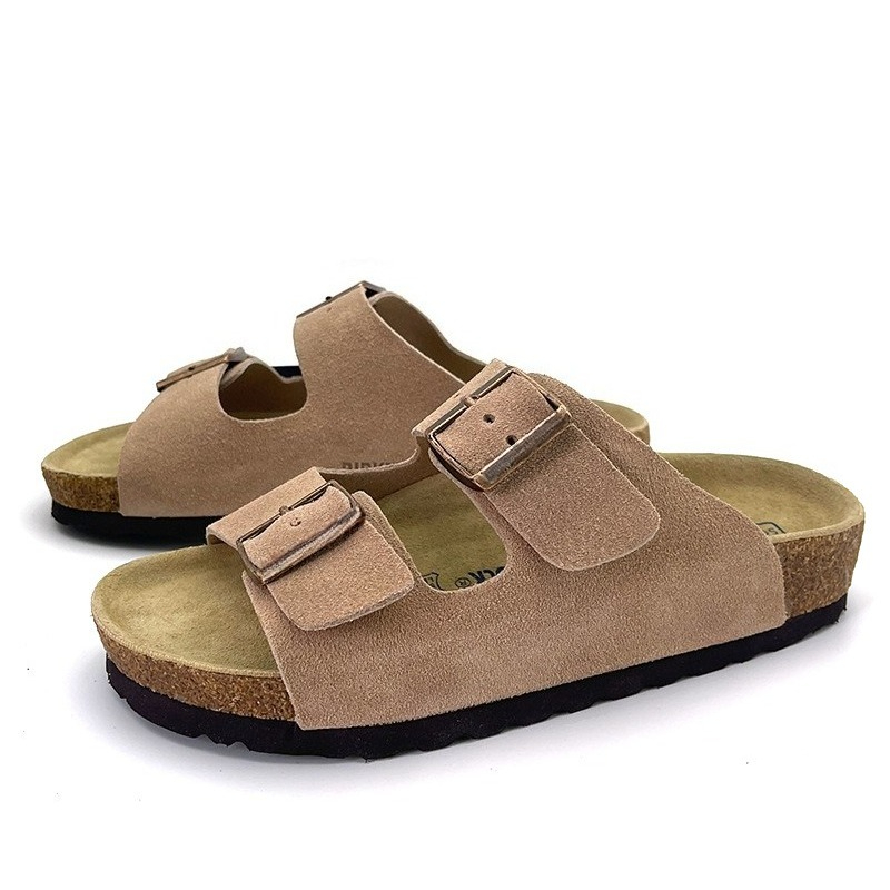 Cork Wedge Sandal - Modische Wildleder-Plateausandalen Unisex Retro Lässig Bequem