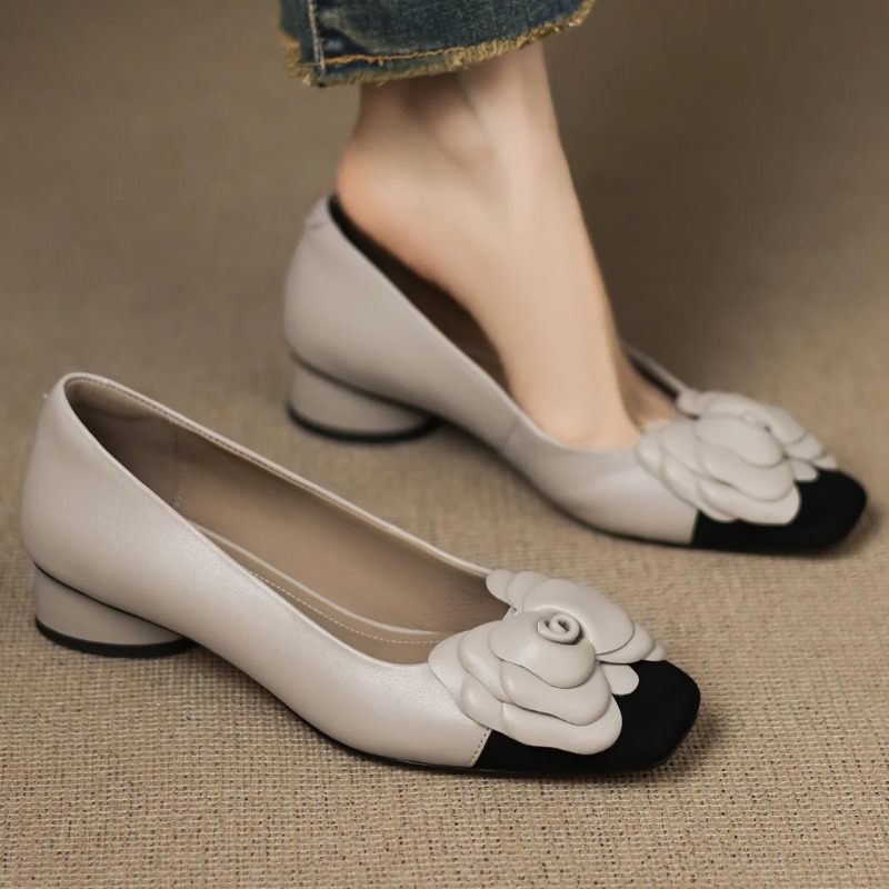 Women Shoes Formal - Plus Größe 34-41 Damen Schaffell Mix