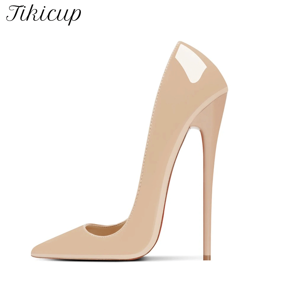 Patent Leather Pump - Neuer Stil Sexy 16CM Extreme Spitze