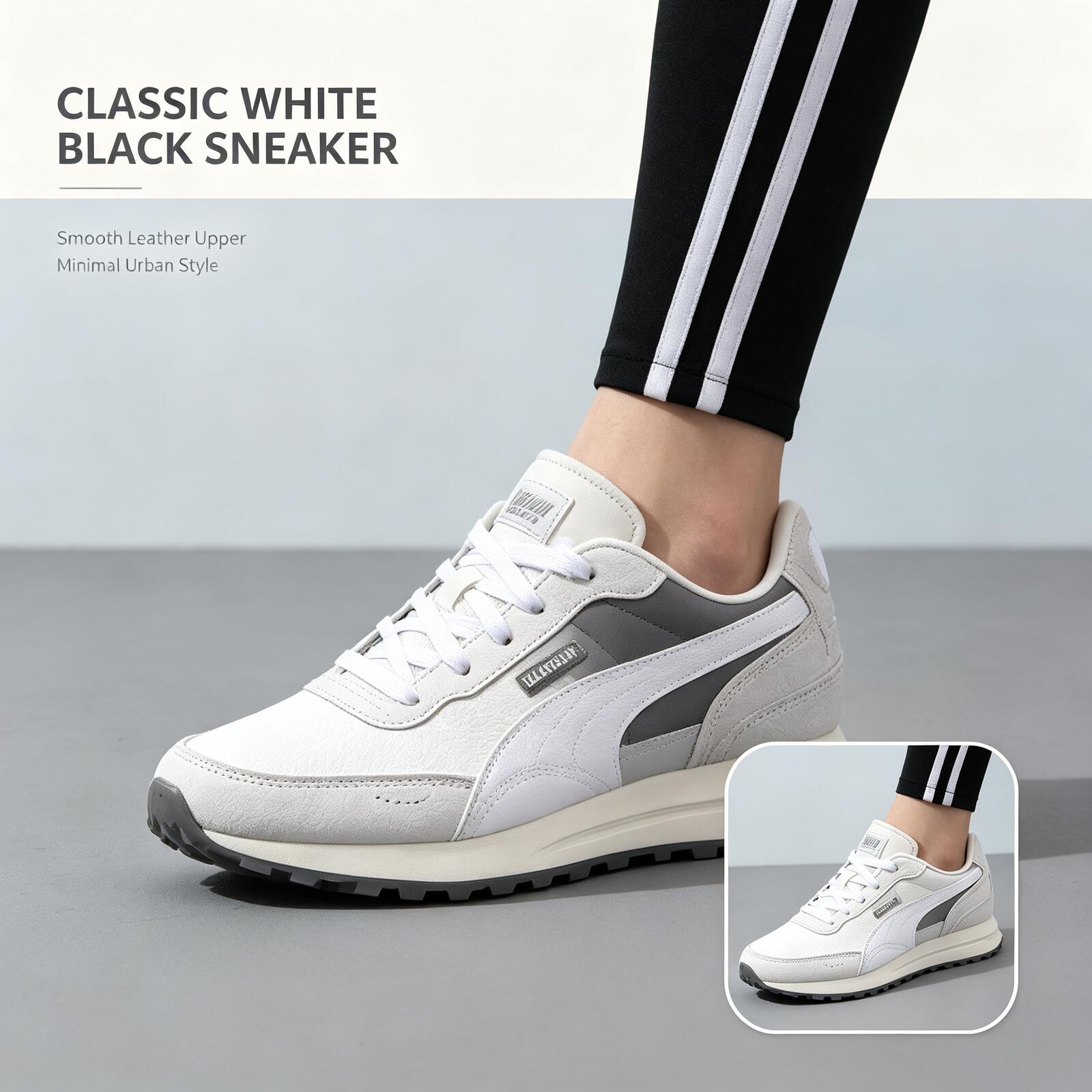 Women Shoes Jordan - PUMA Herren-Sneaker in Weiß und Schwarz,