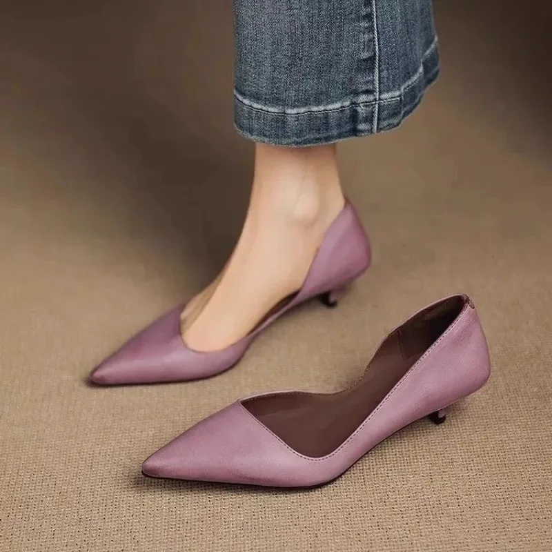 Slingback Pumps Women - Damen-Stiletto-Absätze mit spitzem Zehenbereich, modisch, vielseitig,