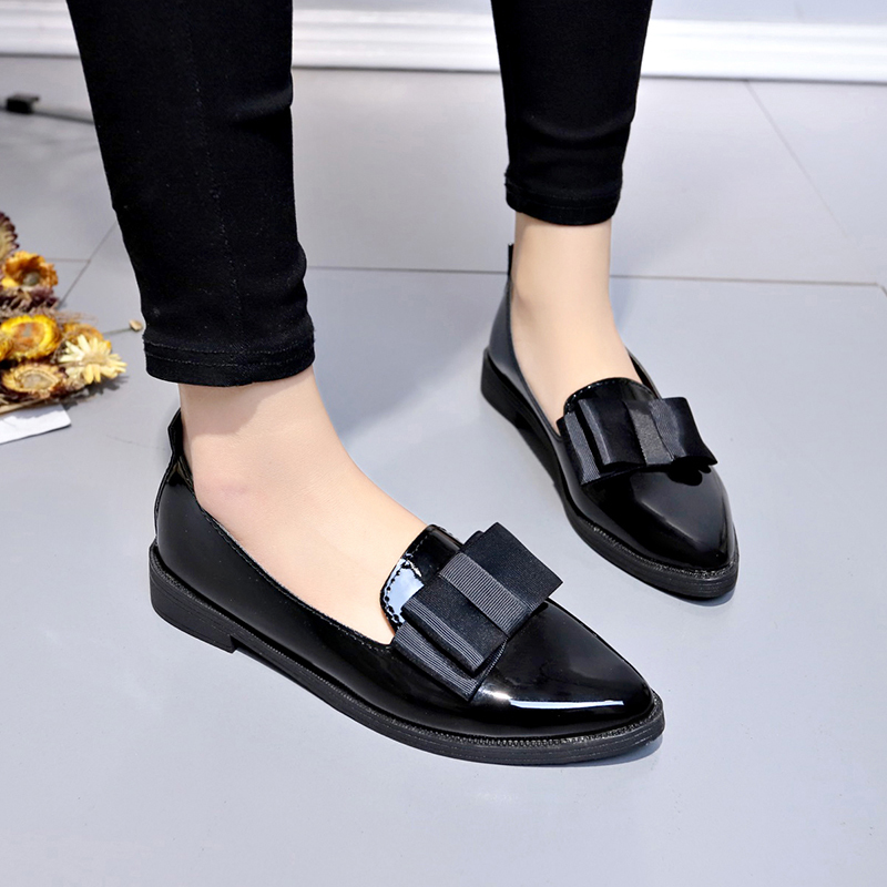 Schwarze/Weinrote Lackleder-Sp – Women'S Shoes Loafers Black Bewertung und Preis