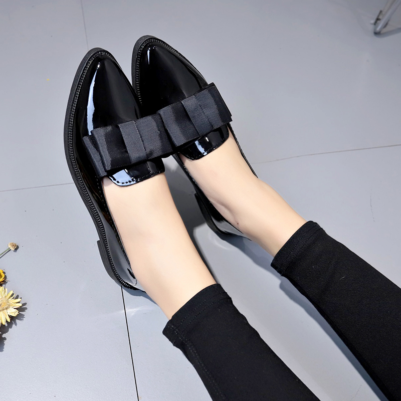 Schwarze/Weinrote Lackleder-Sp – Women'S Shoes Loafers Black Bewertung und Preis
