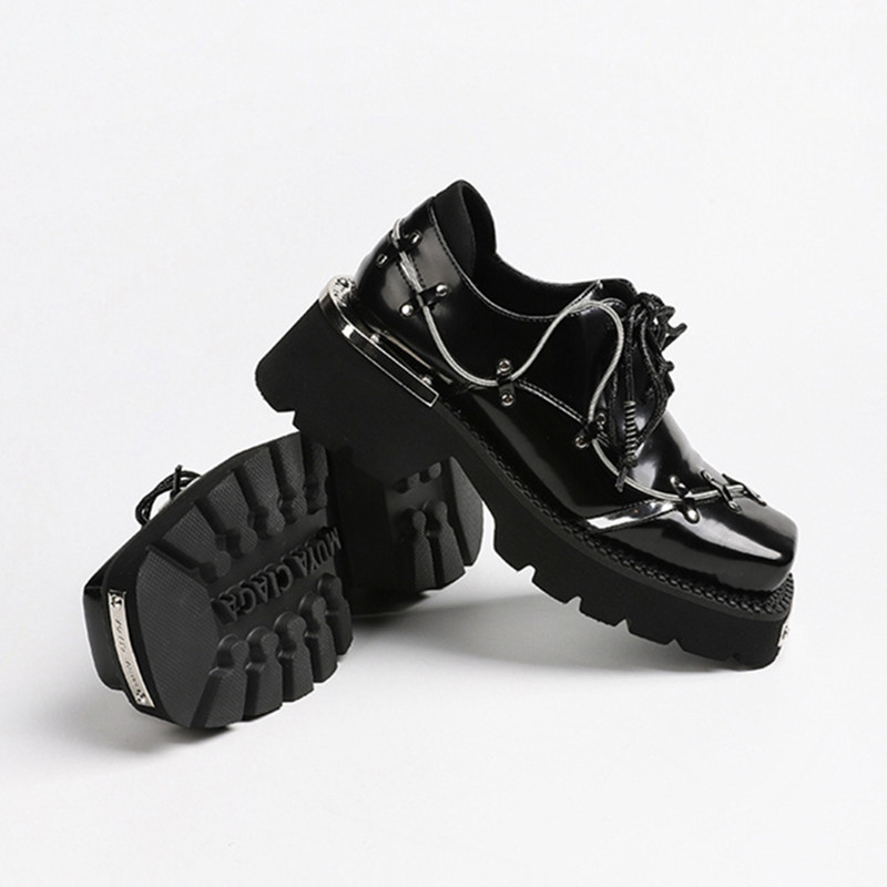 Luxus Metall Kette Dekoration  – Women'S Shoes Loafers Black Bewertung und Preis