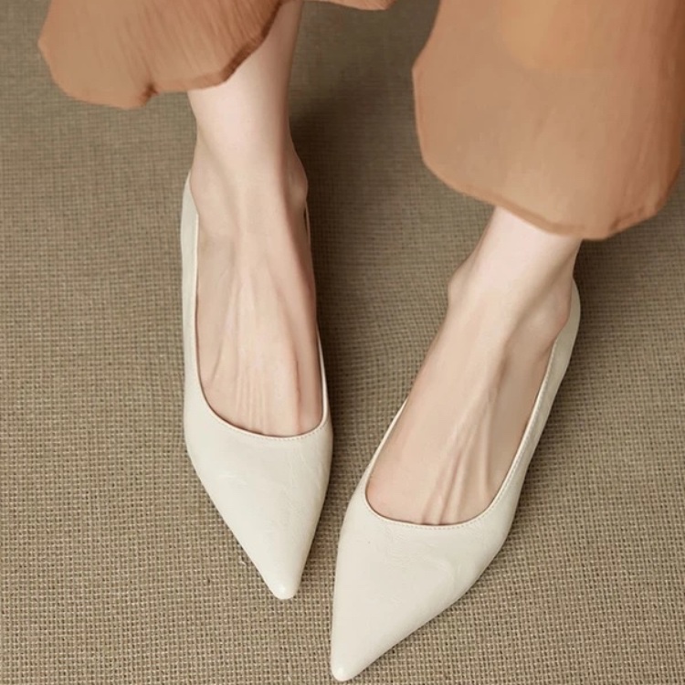 Einfache Stiletto-Einzelschuhe – Slingback Pumps Women Bewertung und Preis