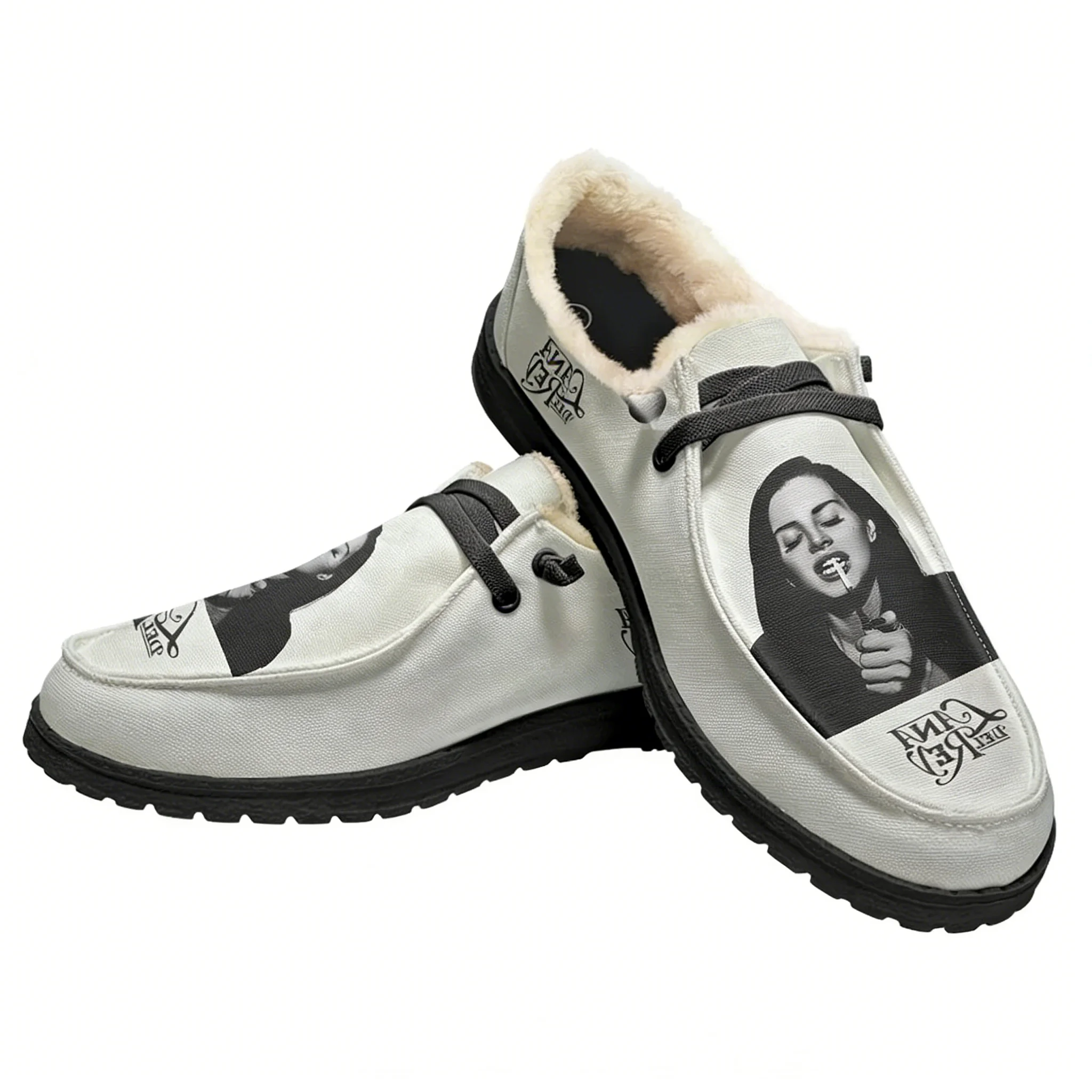 Lana Del Rey Sänger Plüsch-Loa – Women'S Shoes Loafers Black Bewertung und Preis
