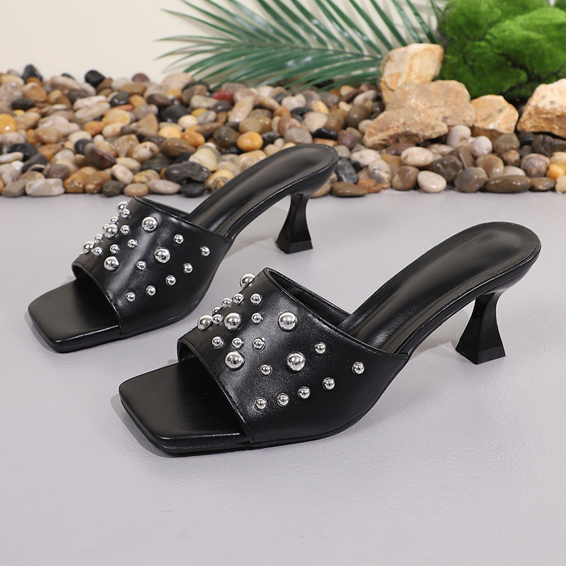 Punk Nieten-Dekor High Heel Sa – Women'S Shoes Y2K Bewertung und Preis