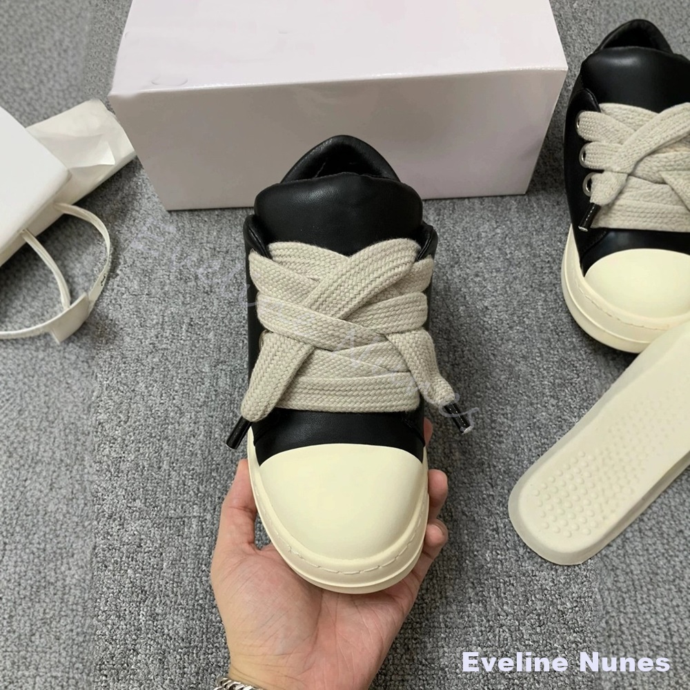 Unisex Schwarze Leder-Plateau- – Women'S Shoes Y2K Bewertung und Preis