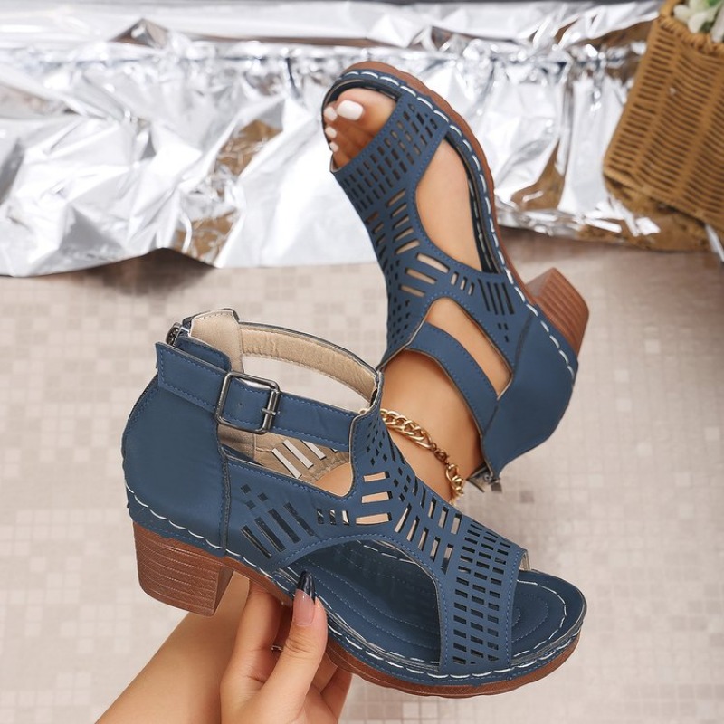 Damensandalen im römischen Sti – Cork Wedge Sandal Bewertung und Preis