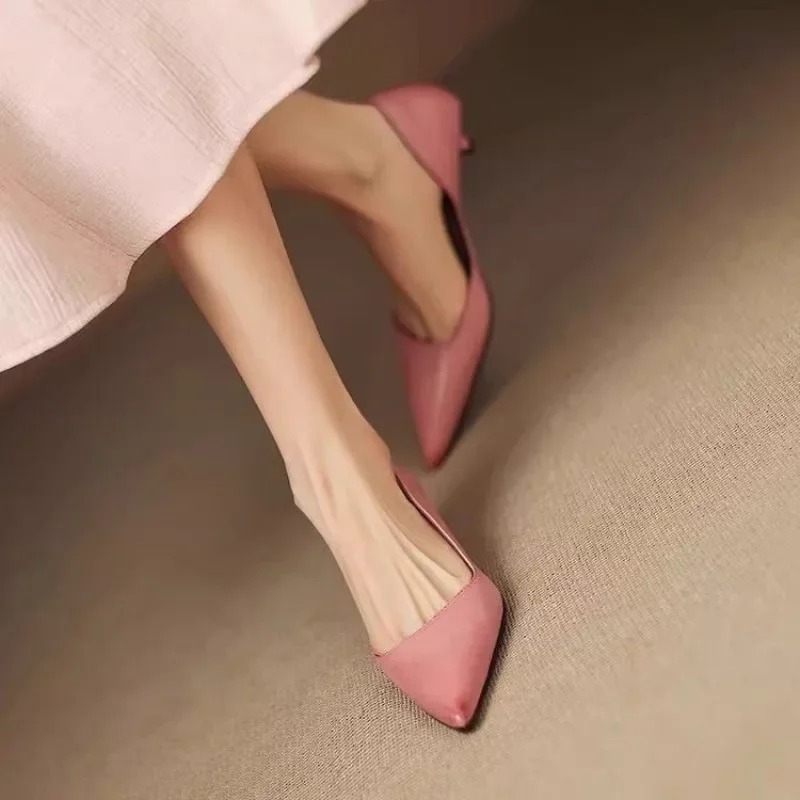 Damen-Stiletto-Absätze mit spi – Slingback Pumps Women Bewertung und Preis