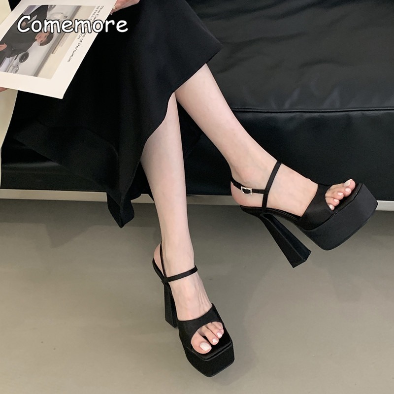 15CM High Heels Chunky Plattfo – Women Shoes Formal Bewertung und Preis
